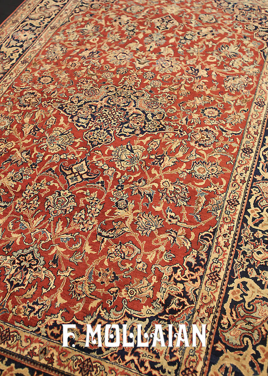 Antique Persian Nain Tudeshk Rug n°:75102572